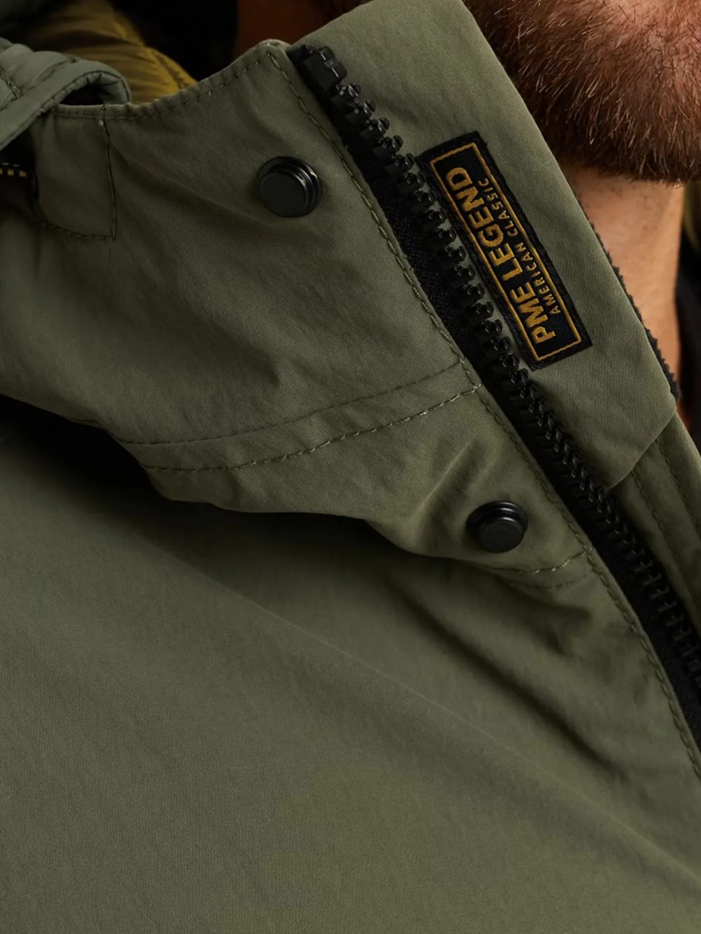 Long jacket ICE PILOT Coated Crunc