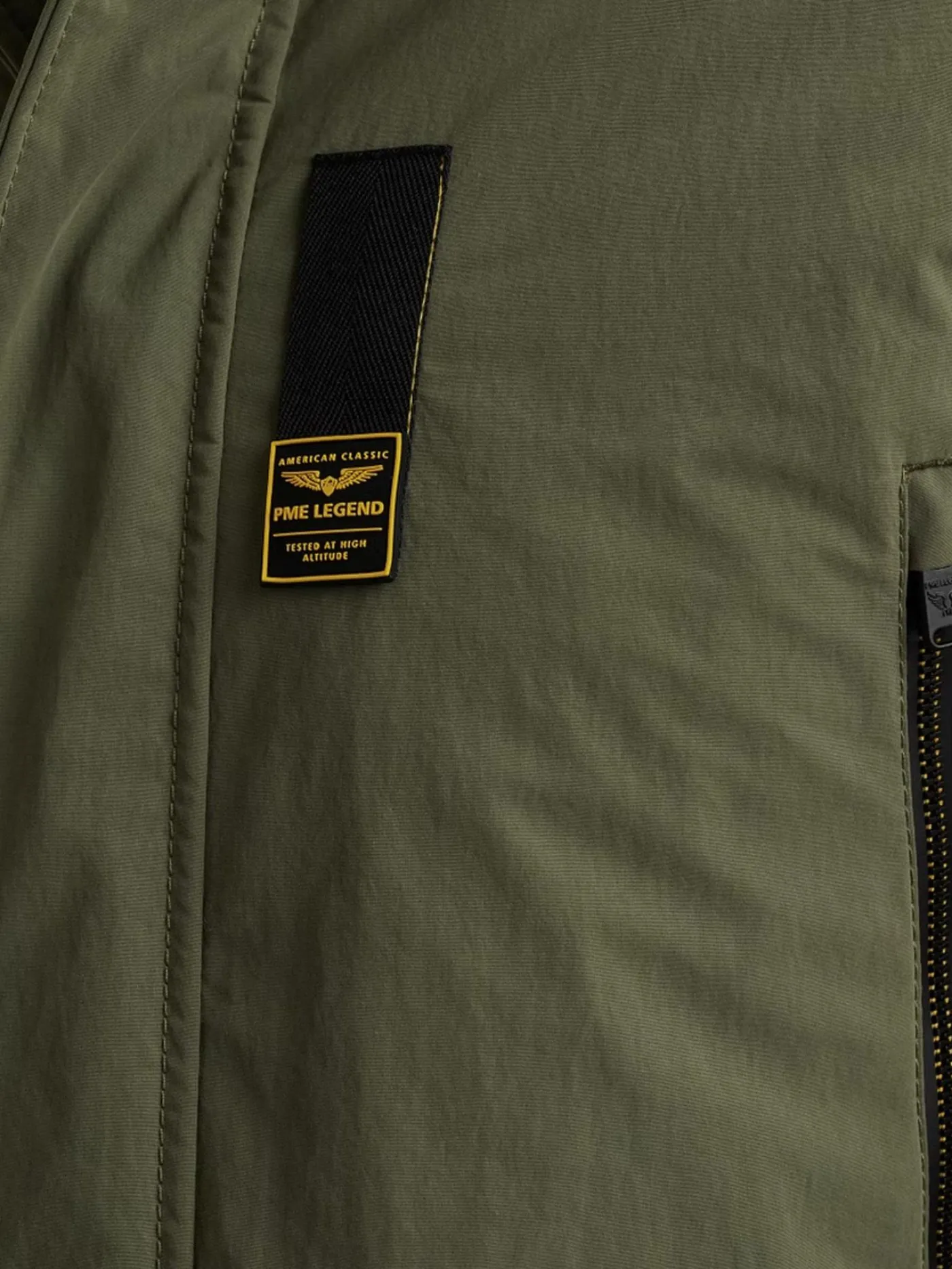 Long jacket ICE PILOT Coated Crunc