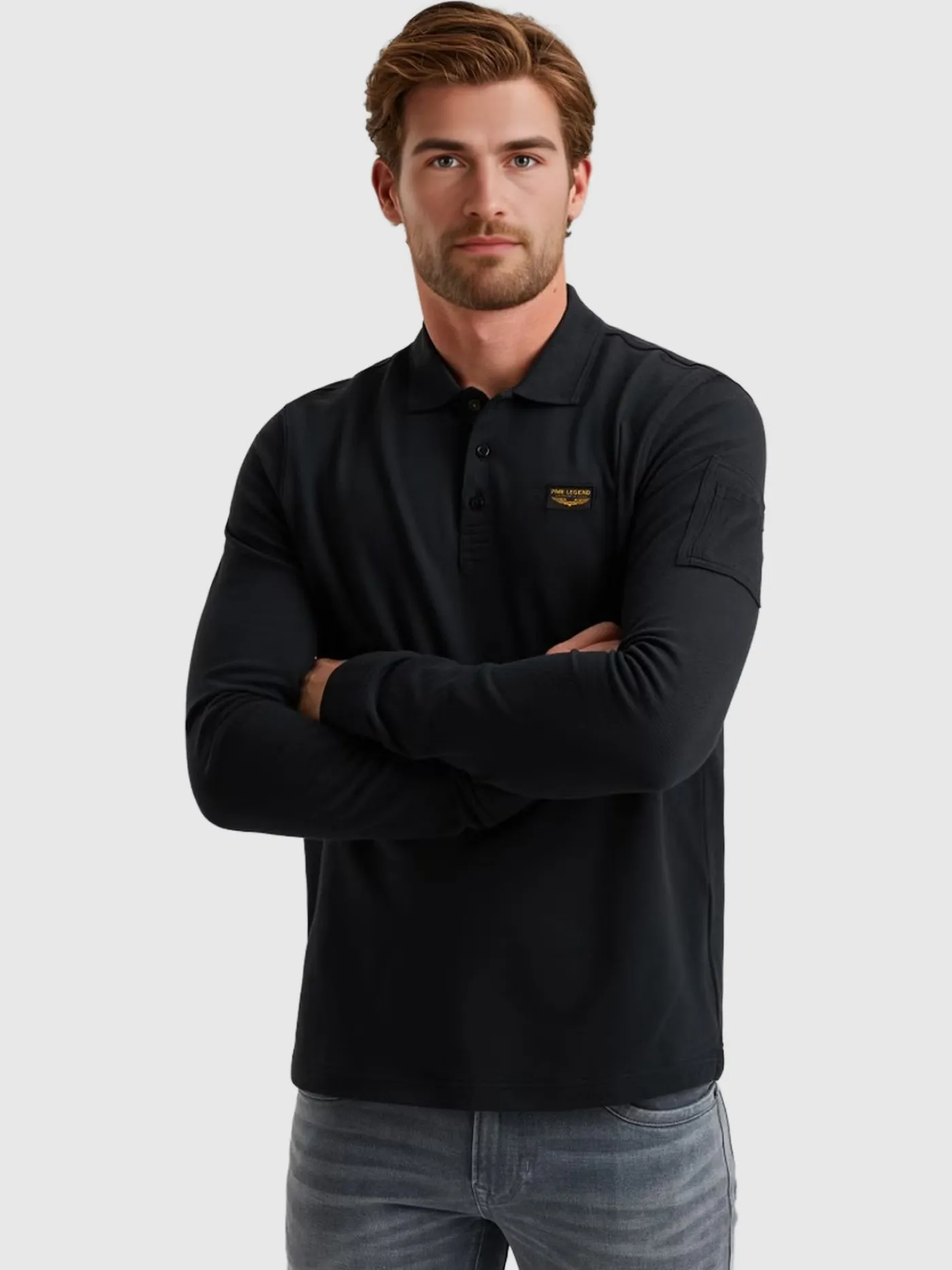 Long sleeve polo American Classic