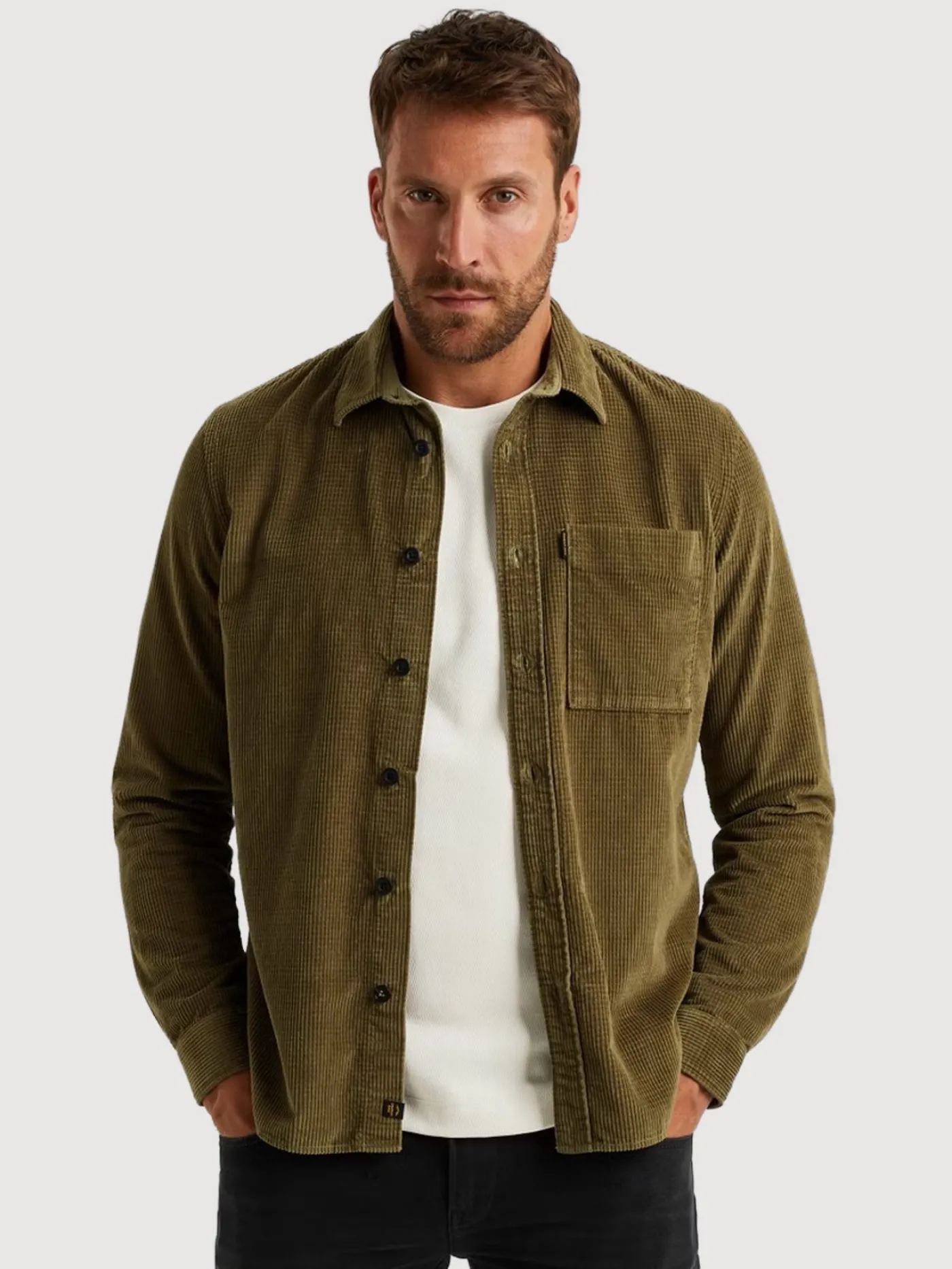 LONG SLEEVE SHIRT Dobby Cord