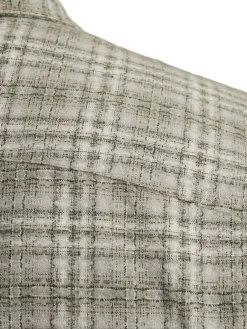 LONG SLEEVE SHIRT Dobby yarn dyed