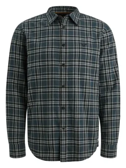 LONG SLEEVE SHIRT Herringbone Yarn