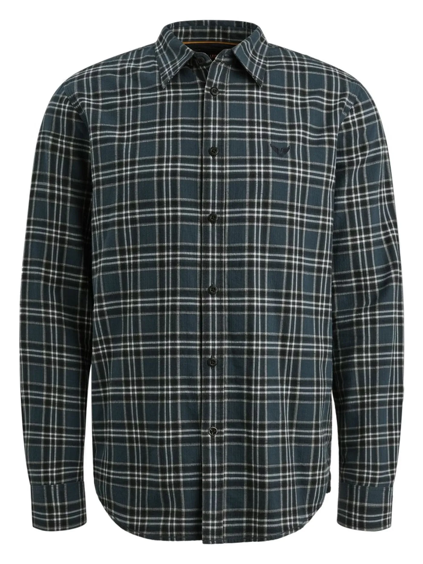 LONG SLEEVE SHIRT Herringbone Yarn