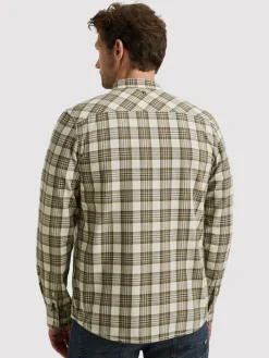 LONG SLEEVE SHIRT Herringbone Yarn