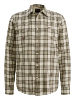 LONG SLEEVE SHIRT Herringbone Yarn