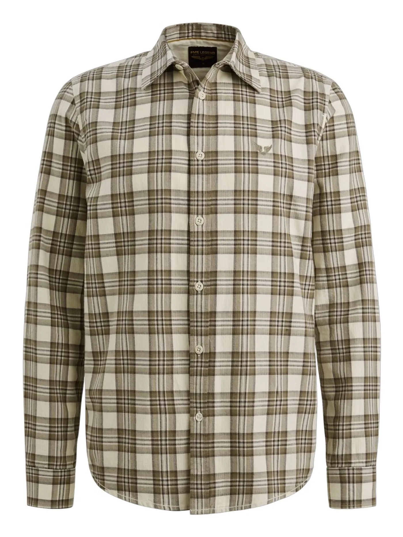 LONG SLEEVE SHIRT Herringbone Yarn