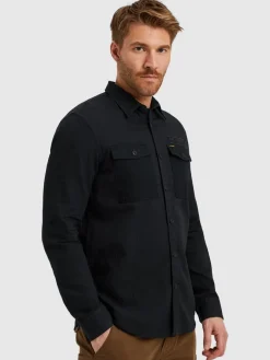 LONG SLEEVE SHIRT Quilt Poplin