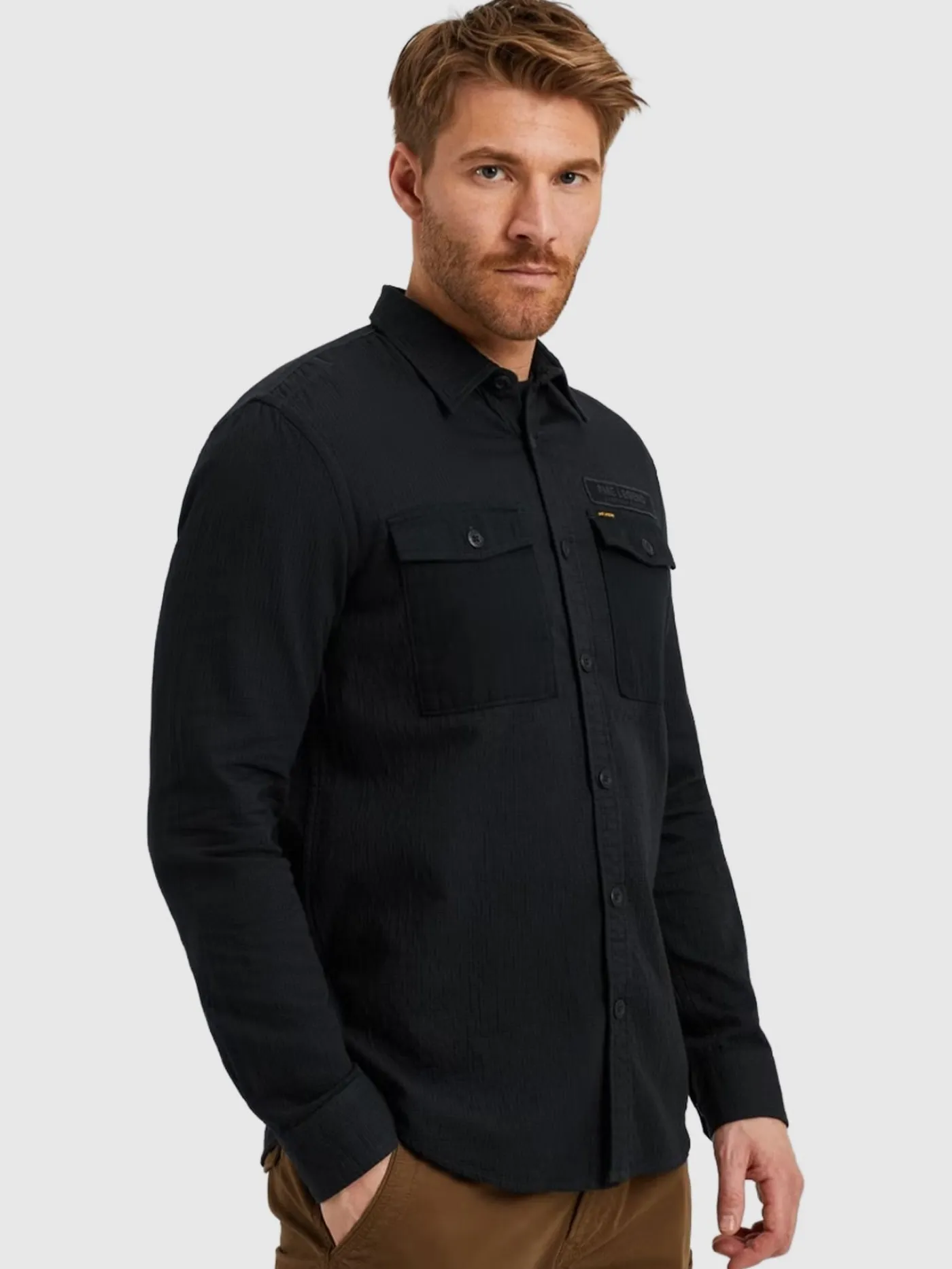 LONG SLEEVE SHIRT Quilt Poplin