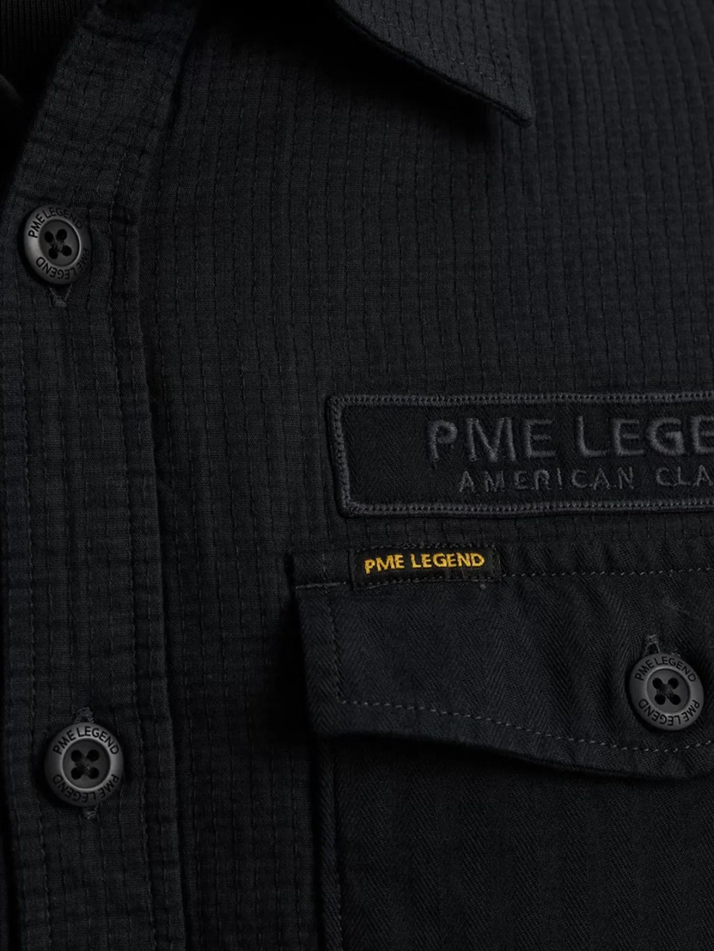 LONG SLEEVE SHIRT Quilt Poplin