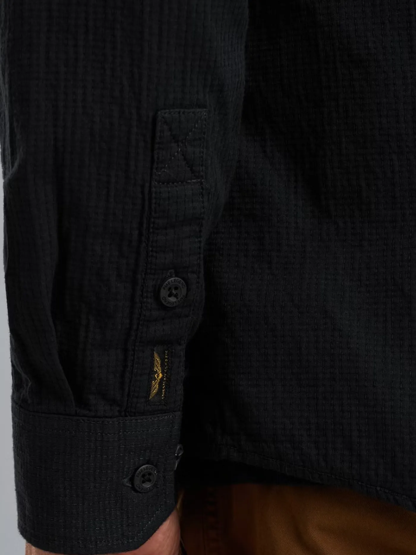 LONG SLEEVE SHIRT Quilt Poplin