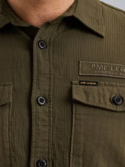 LONG SLEEVE SHIRT Quilt Poplin