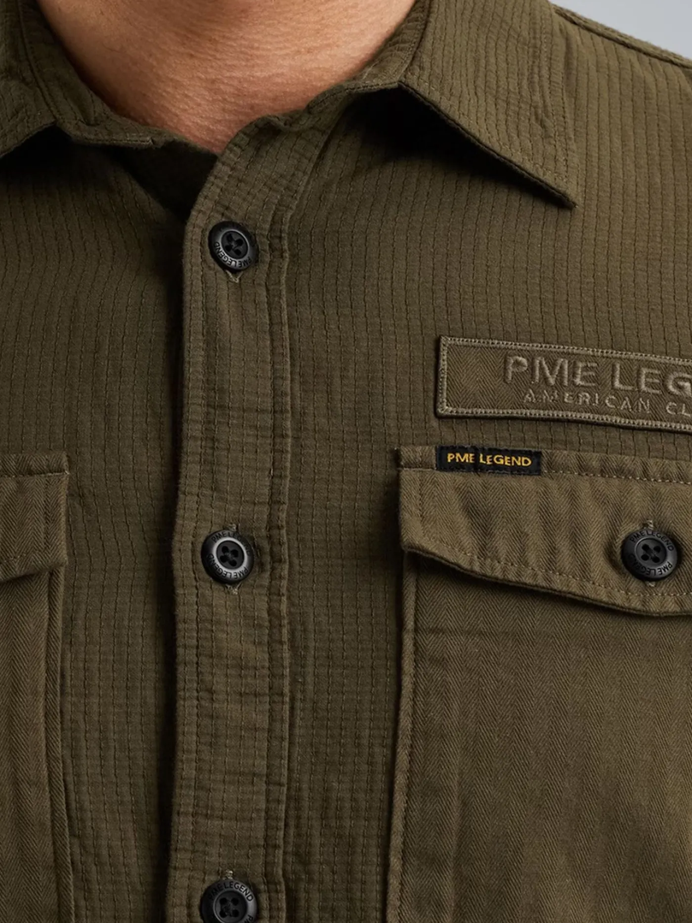 LONG SLEEVE SHIRT Quilt Poplin