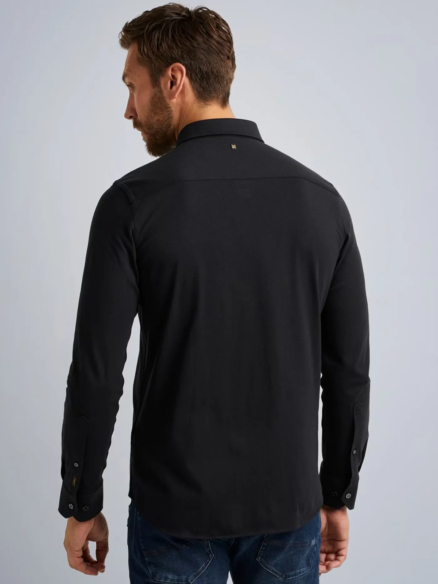 Long Sleeve Shirt Satin Jersey