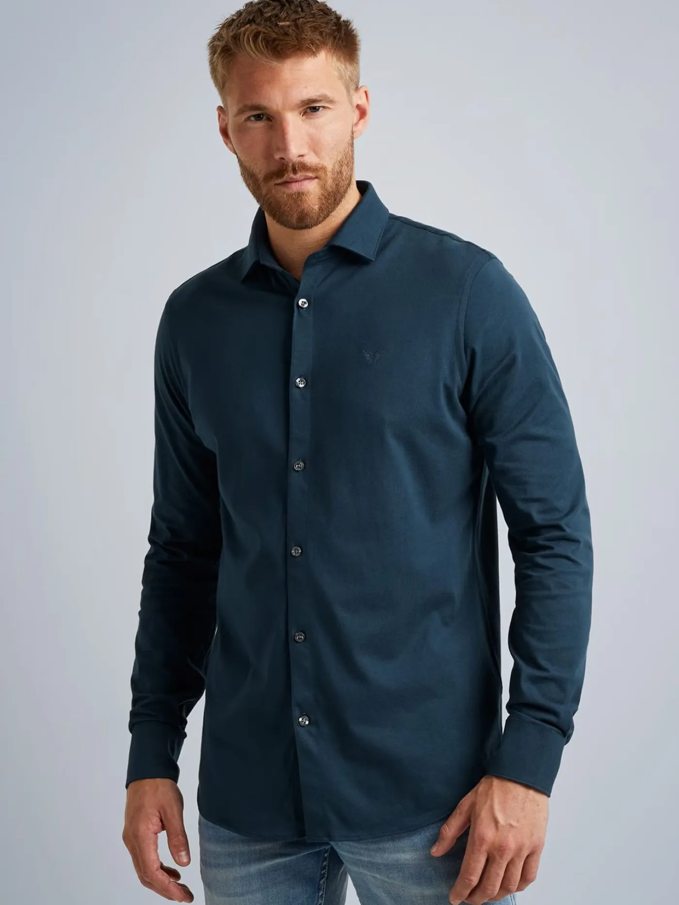 Long Sleeve Shirt Satin Jersey