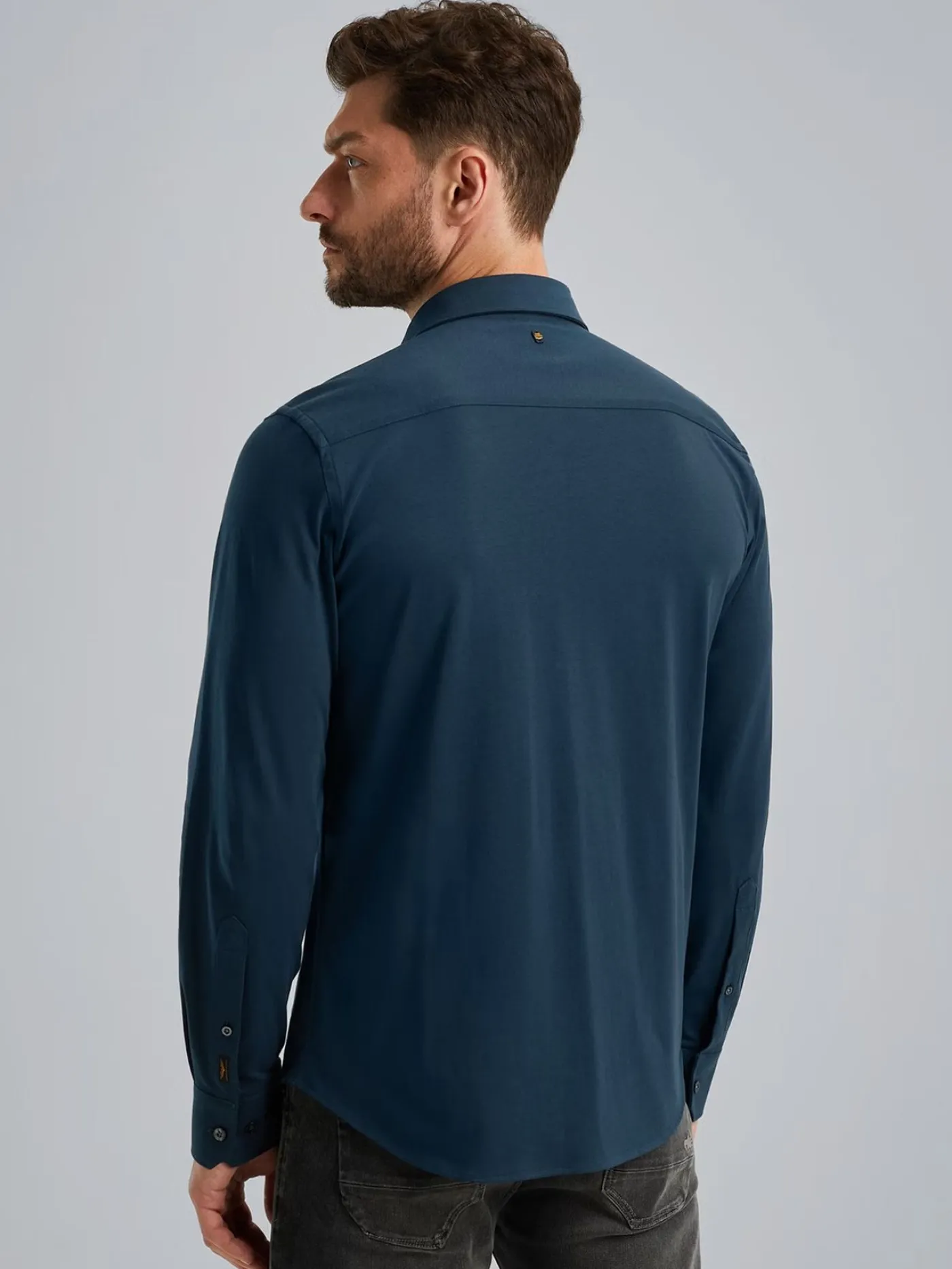 Long Sleeve Shirt Satin Jersey