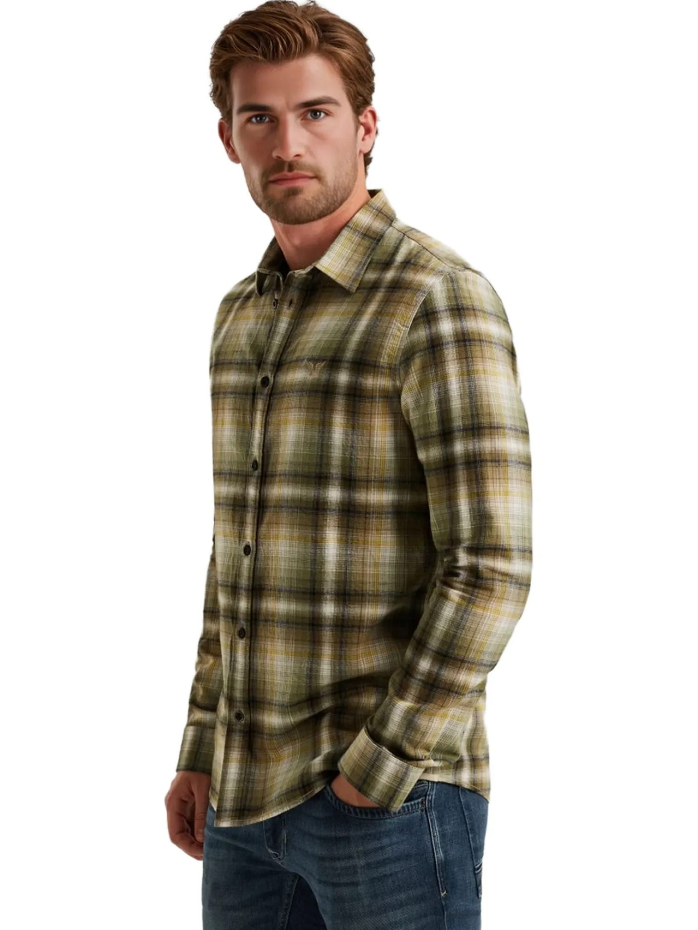 LONG SLEEVE SHIRT Twill Check
