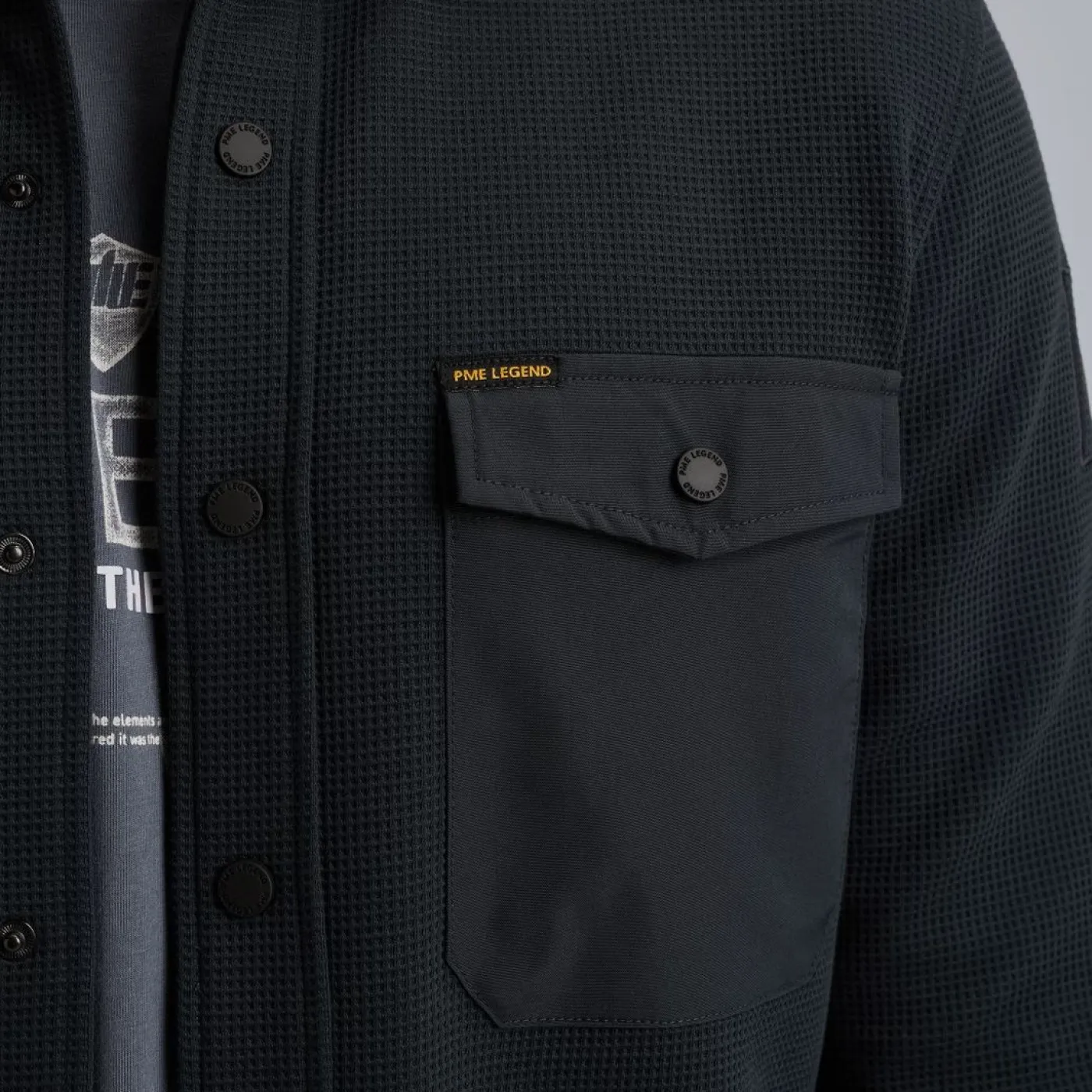 LONG SLEEVE SHIRT Waffle Jersey