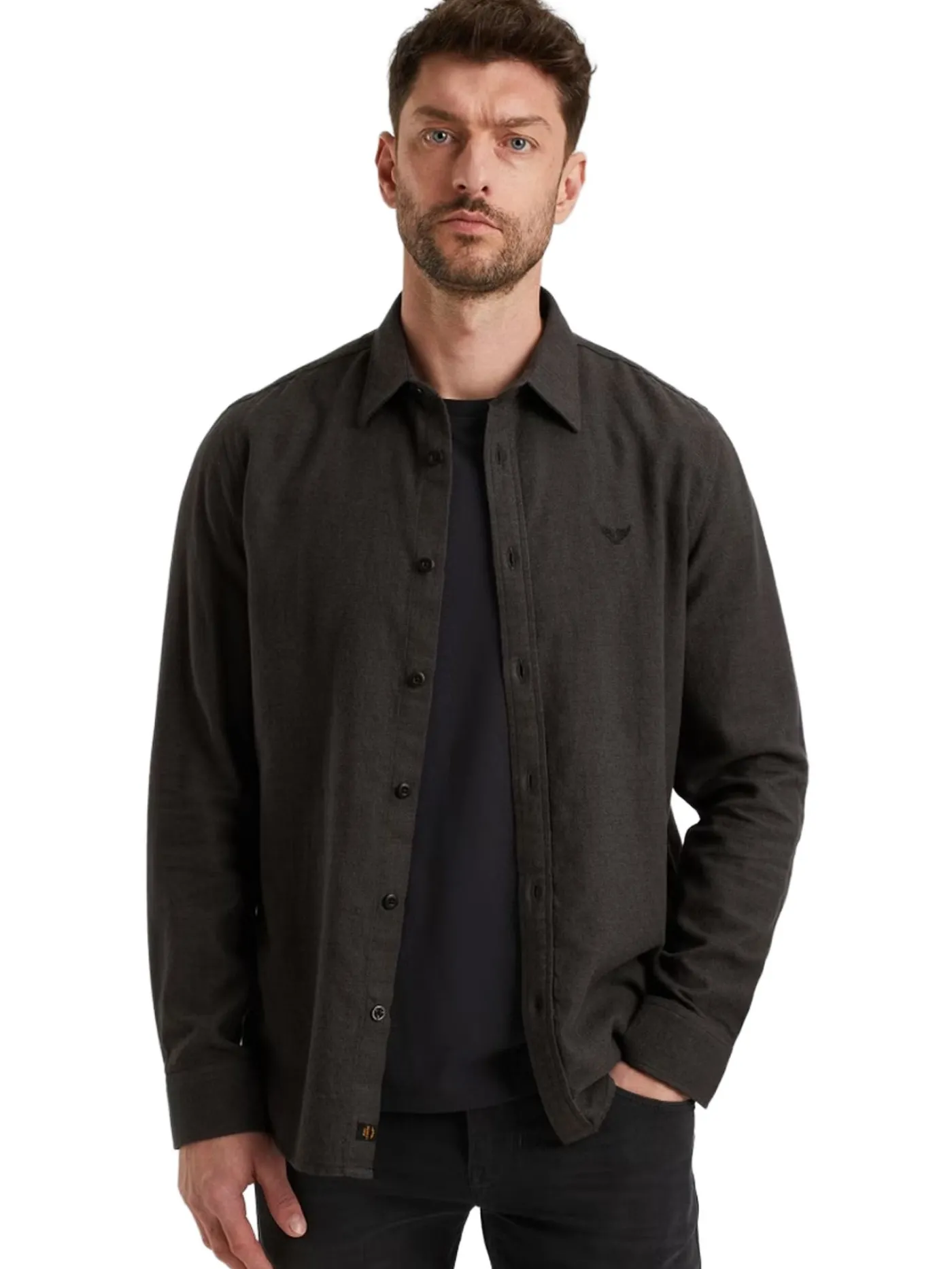 LONG SLEEVE SHIRT YarnDyed Grindle