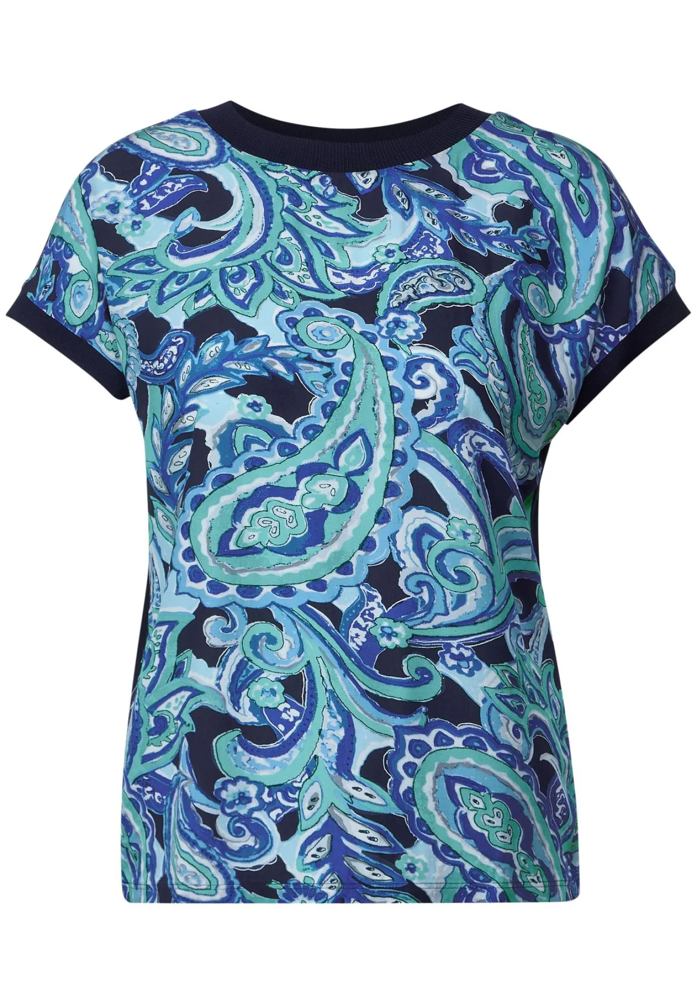 LTD QR printed mat-mix shirt w