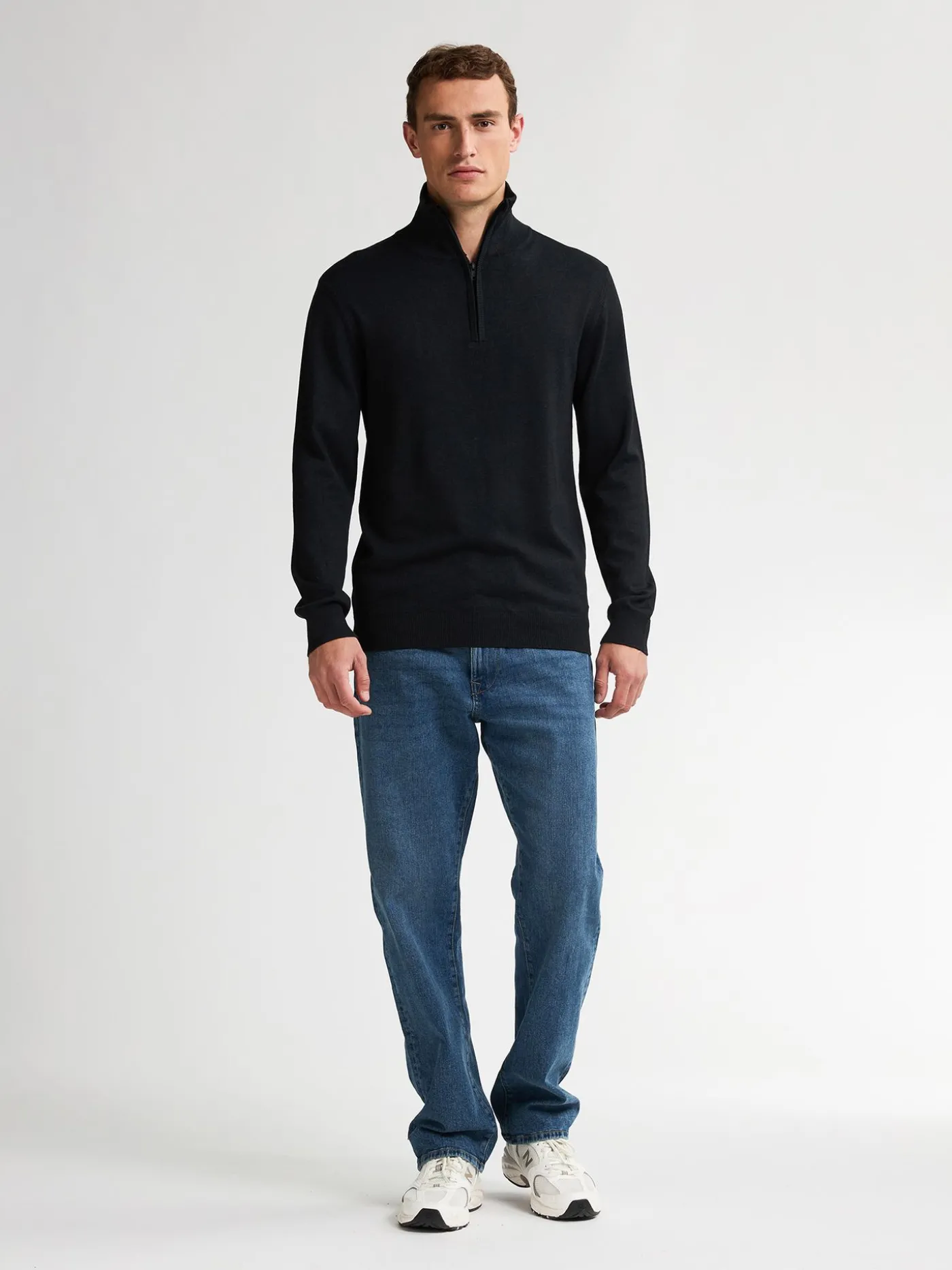 Men Knitwear Collar Basic