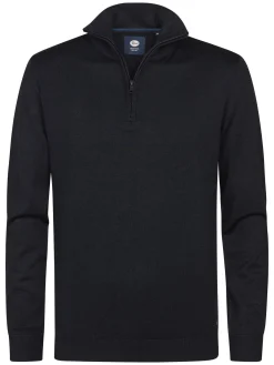 Men Knitwear Collar Basic