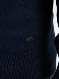 Men Knitwear Collar Basic