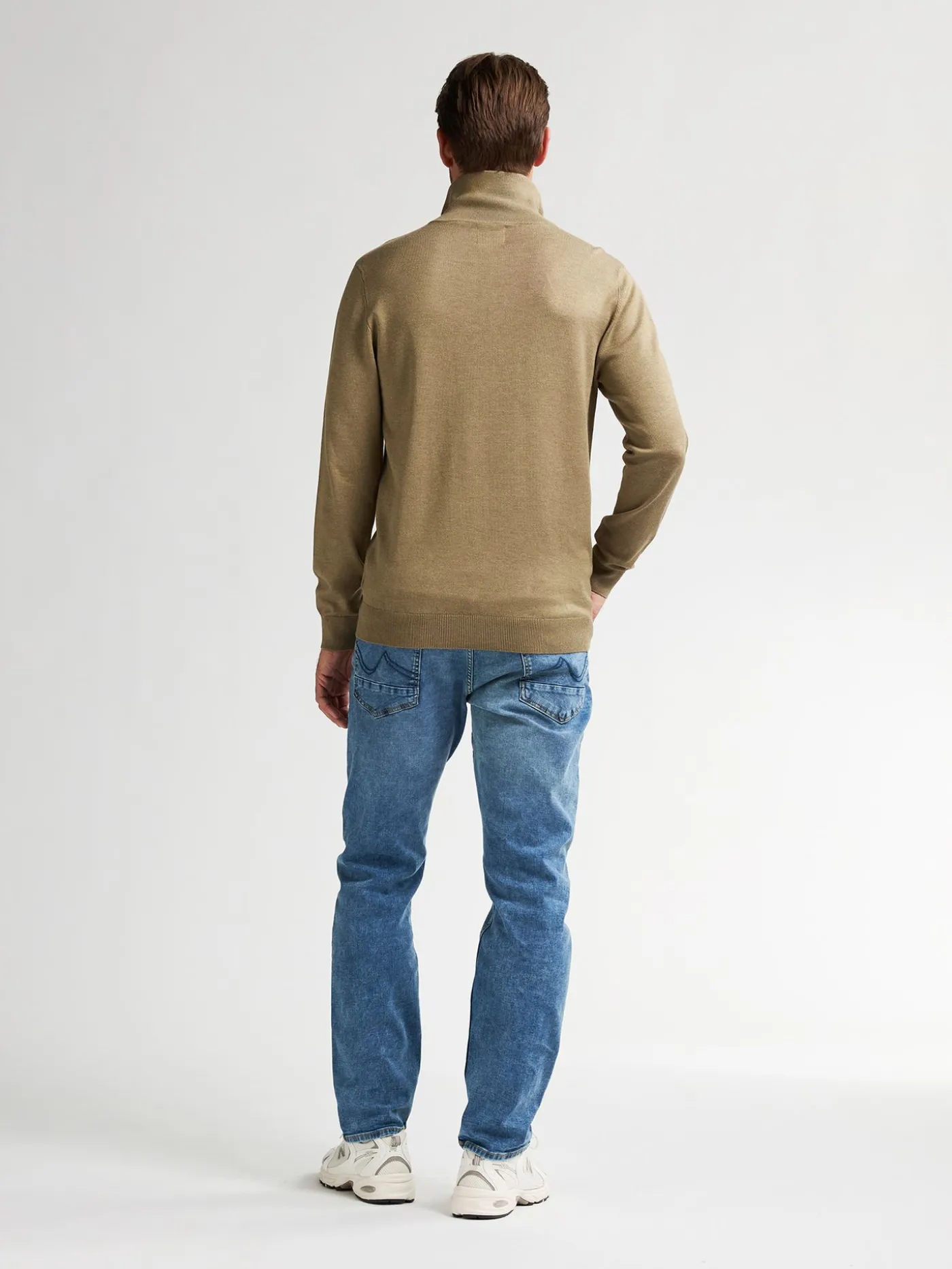 Men Knitwear Collar Basic