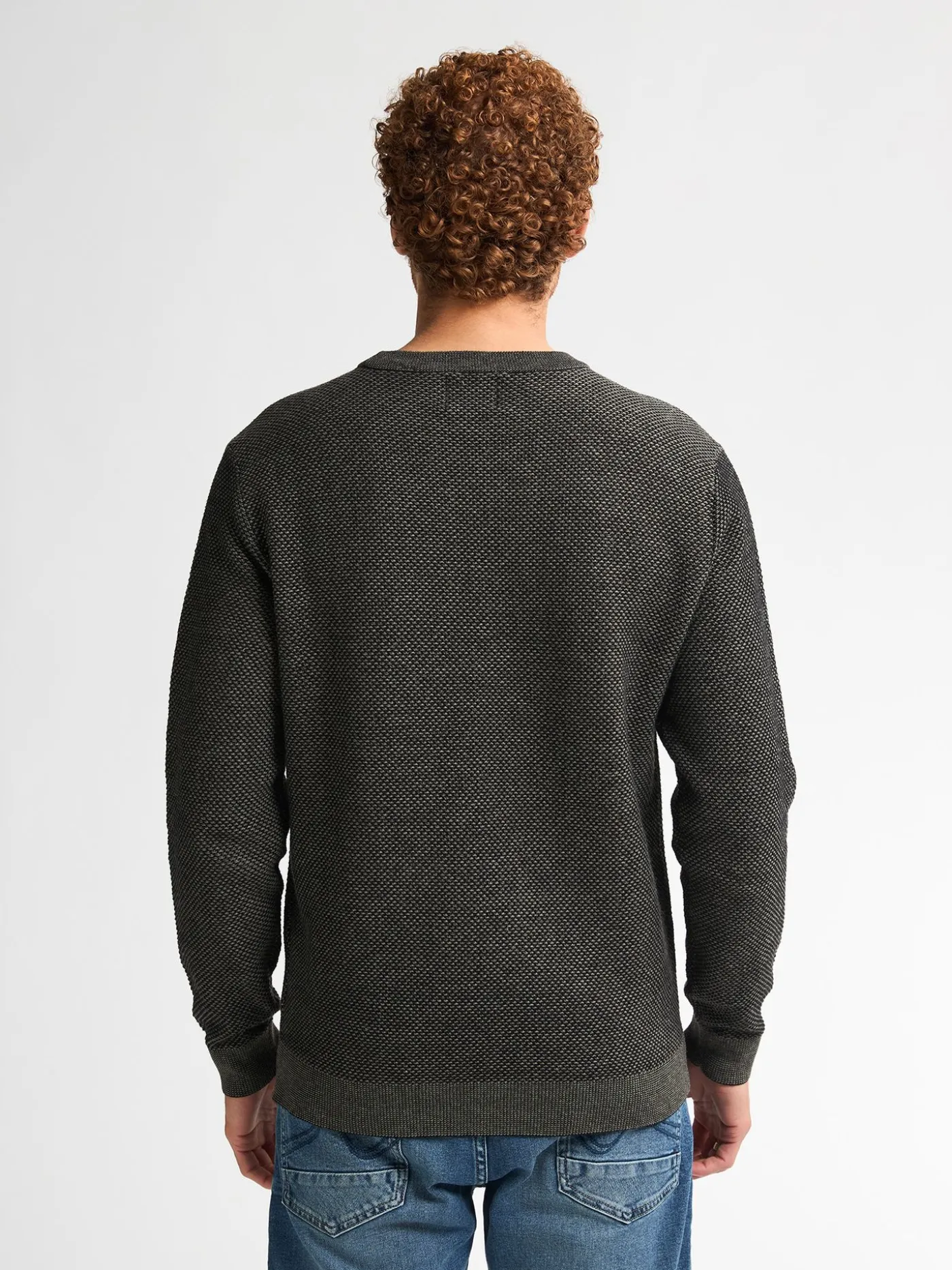 Men Knitwear Collar Basic