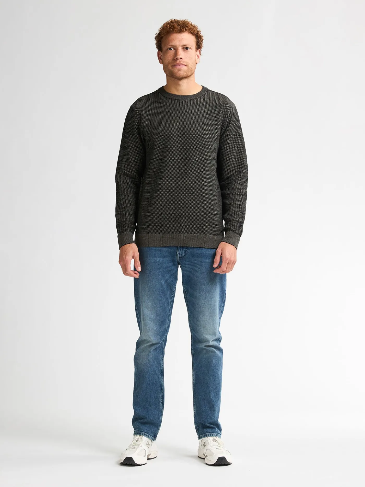 Men Knitwear Collar Basic