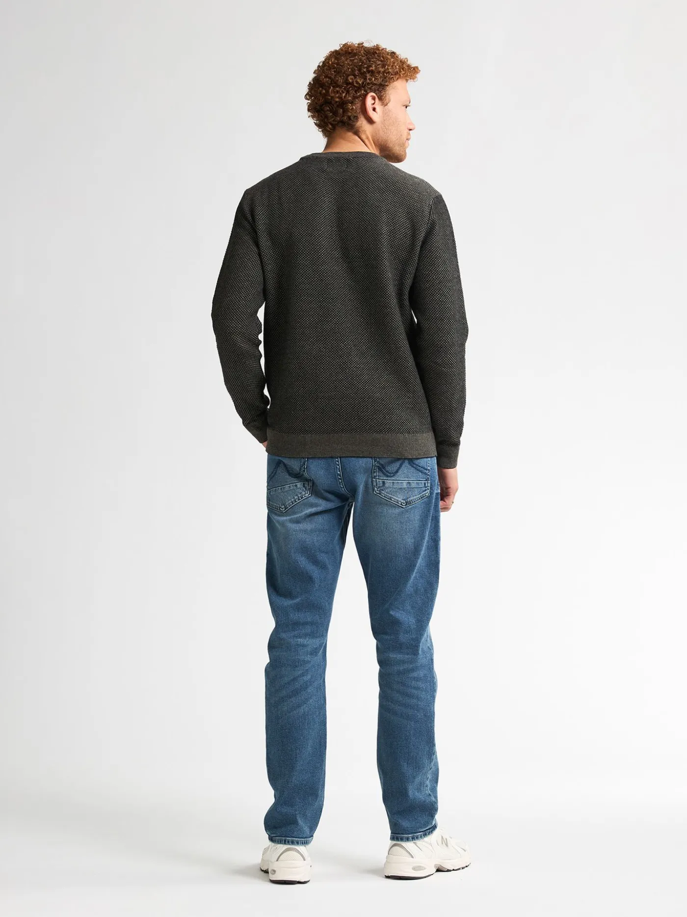 Men Knitwear Collar Basic