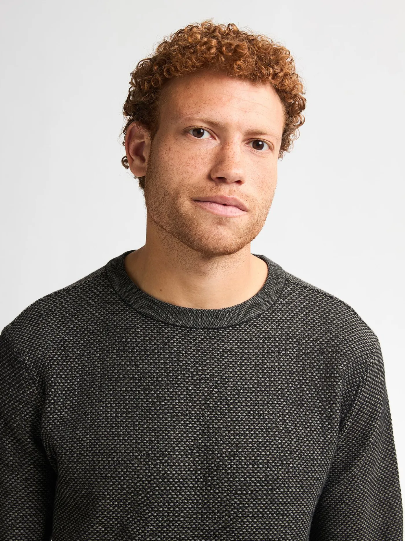 Men Knitwear Collar Basic