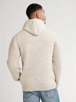 Men Knitwear Hooded Cardigan