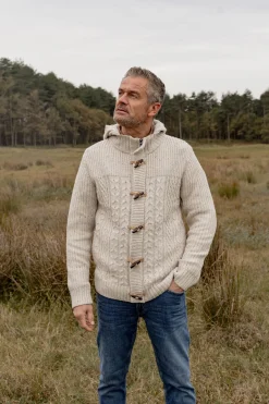 Men Knitwear Hooded Cardigan