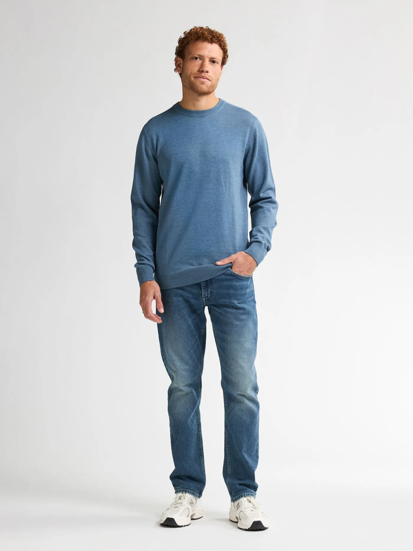 Men Knitwear Round Neck Basic