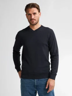 Men Knitwear V-Neck Basic