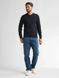 Men Knitwear V-Neck Basic