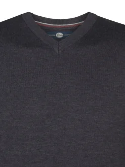 Men Knitwear V-Neck Basic