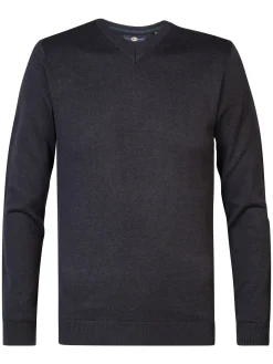 Men Knitwear V-Neck Basic
