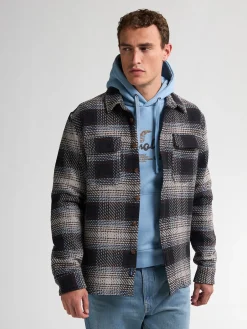 Men Shirt Long Sleeve Check