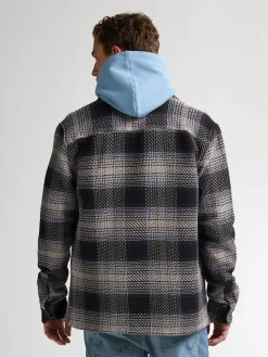 Men Shirt Long Sleeve Check