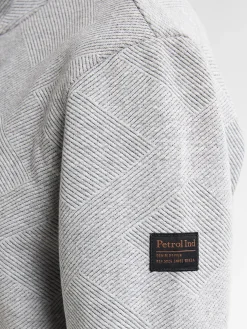 Men Sweater Collar Zip