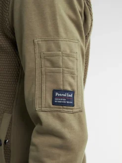 Men Sweater Collar Zip