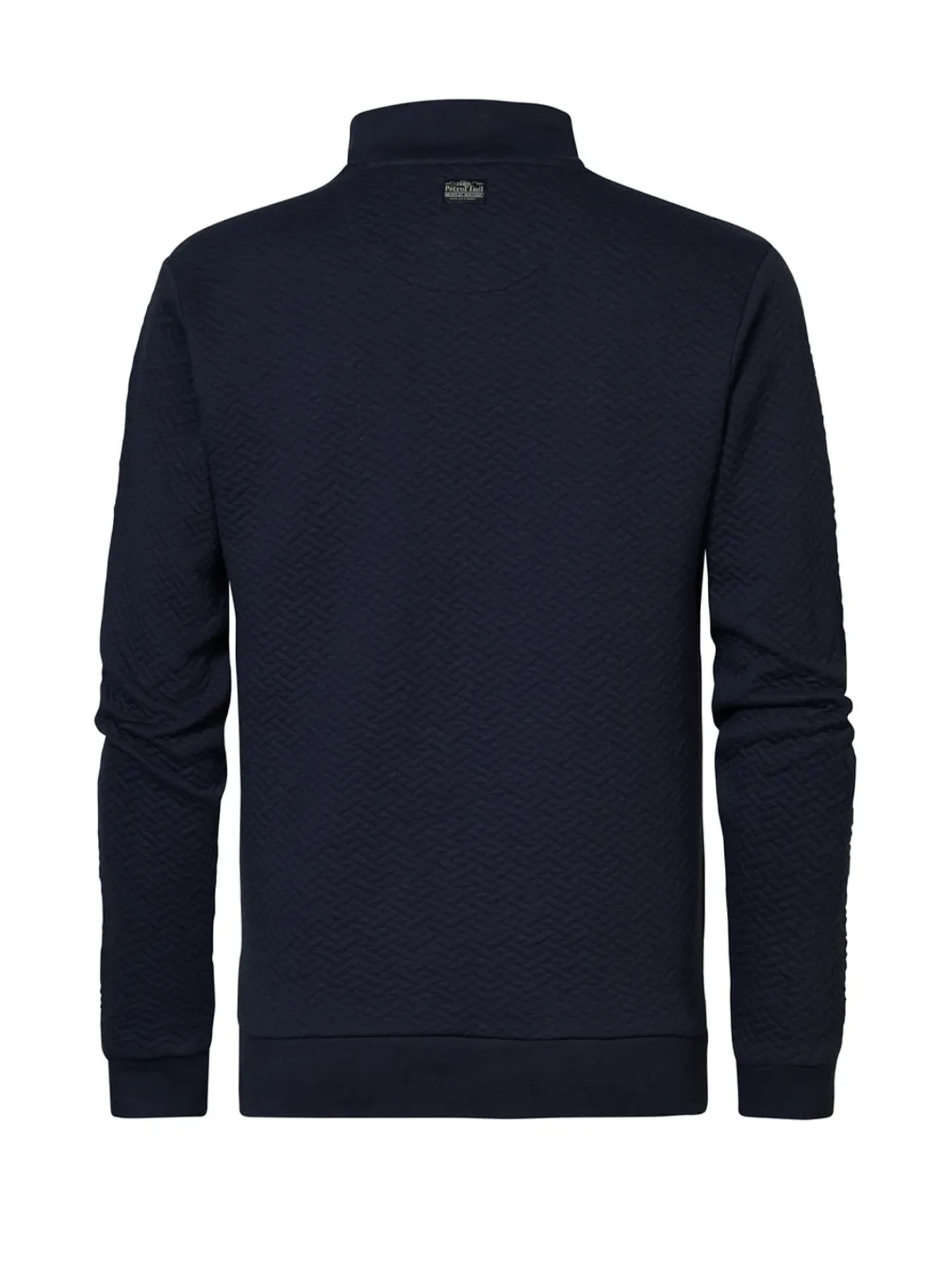 Men Sweater Collar Zip