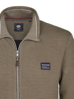 Men Sweater Collar Zip