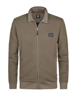 Men Sweater Collar Zip