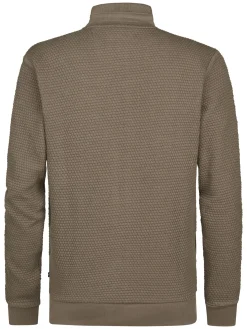 Men Sweater Collar Zip