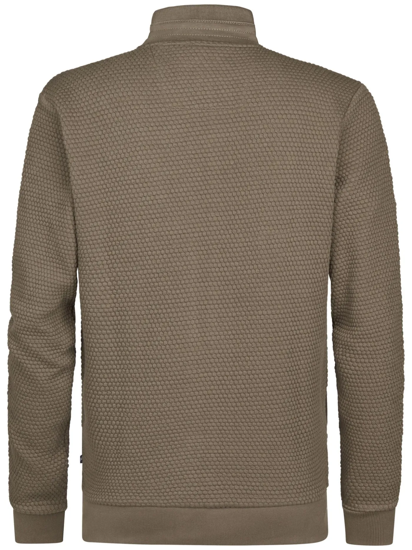 Men Sweater Collar Zip