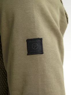 Men Sweater Collar Zip