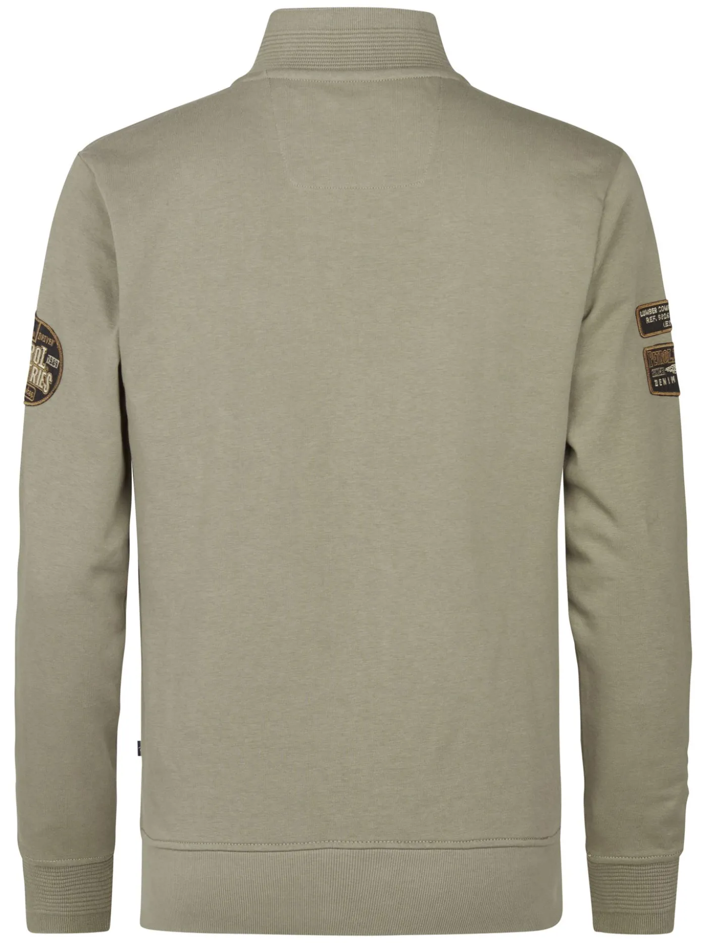 Men Sweater Collar Zip