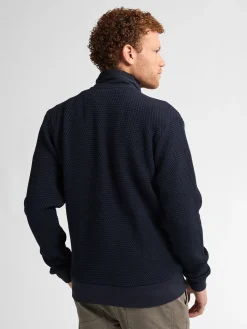 Men Sweater Collar Zip